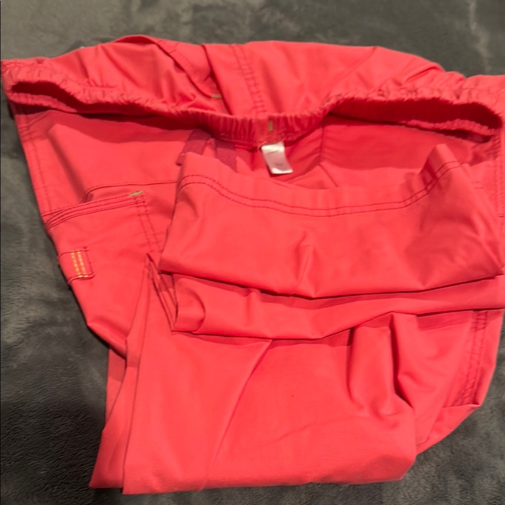WonderWink Red Straight Leg Pants